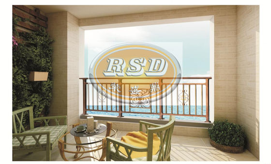 Custom Size Corrosion Resistance Zinc Steel Safety Railing For Wet And Salt Prone Areas