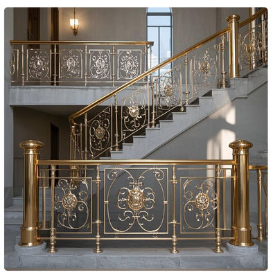 Non Slip Finish Metal Modern Stair Balusters Rust Resistance For Both Indoor Outdoor
