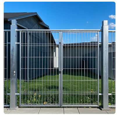 Reinforced Design Metal Railings For Garden Wall , Secure Backyard Fence Anti Theft