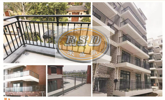 Zinc Steel Rust Proof Heavy Duty Safety Fence Railing For Outdoor Industrial Use