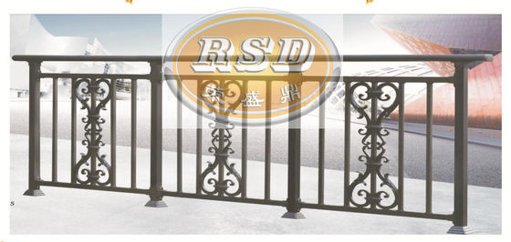 Zinc Steel Safety Railing Fence Rustproof for Buildings Schools Factories Hospitals