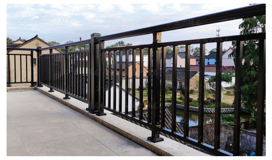 Galvanized Finish Protective Zinc Steel Railing For Housing Projects Schools