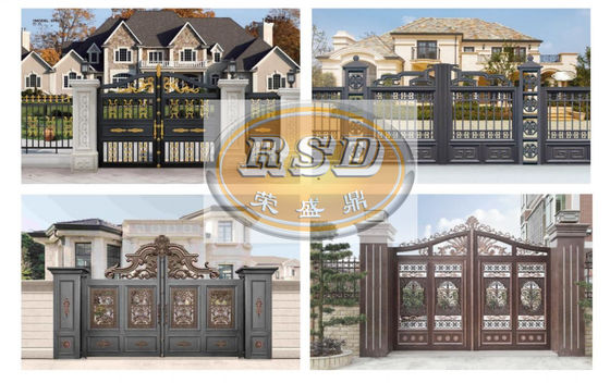 Corrosion Resistant Cast Aluminum Villa Gates For Lasting Elegance And Security