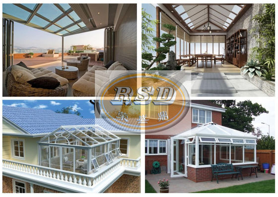 Customizable Modern Style Aluminum Sunroom with Thermal Break Technology