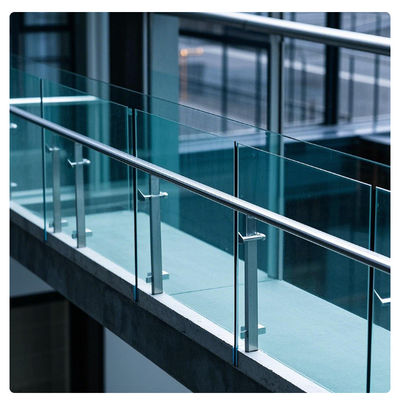 High End Aluminum Glass Balcony Railings Weatherproof For Residential Use