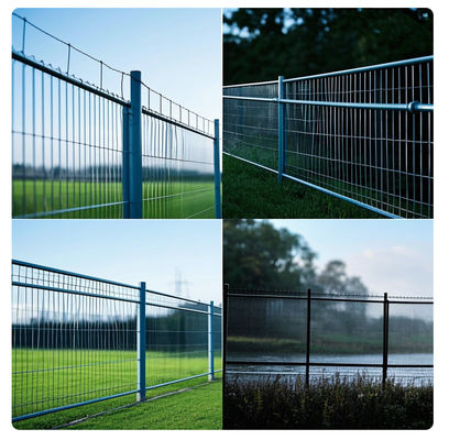 Weather Resistant Metal Wall Fence Boundary Protection Front Yard Security Fence