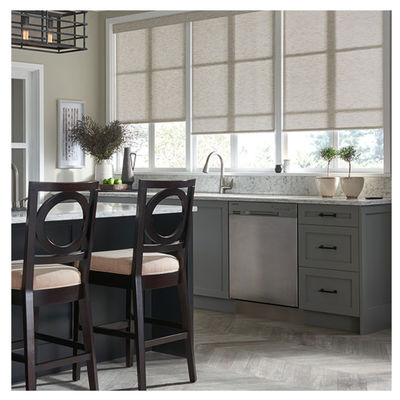 Custom Cordless Blackout Shades Childproof Window Blinds Without Strings ASTM Compliant