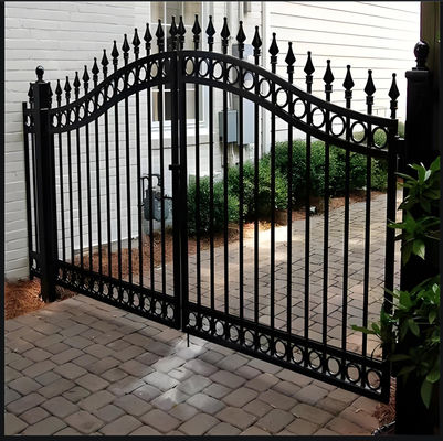 Reinforced Steel Luxury Villa Gates High Load Capacity Tamper Proof Installation