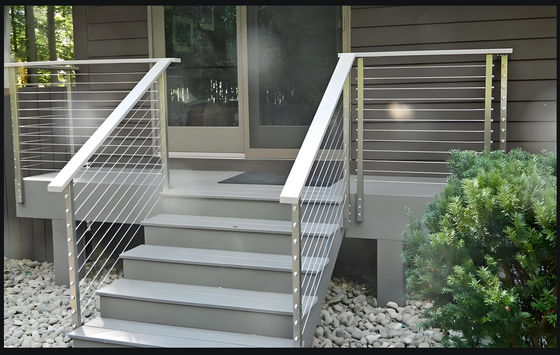 Heavy Duty Zinc Steel Building Safety Railing With Hot Dipped Galvanized Steel Handrail