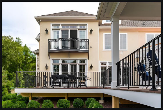Custom Size Corrosion Resistance Zinc Steel Safety Railing For Wet And Salt Prone Areas