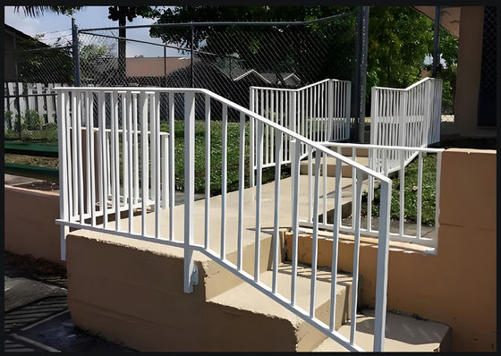 Customizable Zinc Steel Protective Railing Modular Designs Metal Balcony Railing