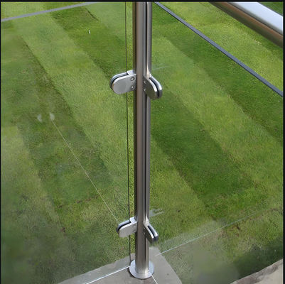 Customizable Sleek Finish Aluminum Staircase Railings With Balustrade Systems