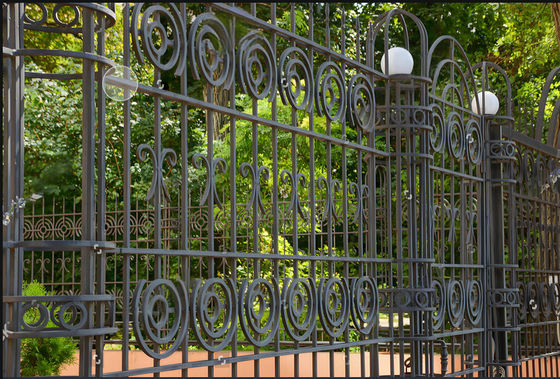 Heavy Duty Metal Wall Fence Rust Resistant Security Barrier for Home Garden