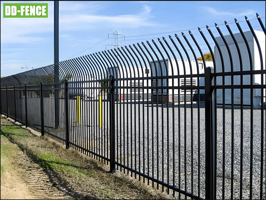 OEM Metal Garden Fence Panels , Anti Climb Metal Fencing For Residential Security