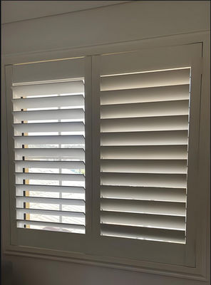 Cordless Vinyl Blinds Quick Installation Light Blocking Noise Reduction Home Office