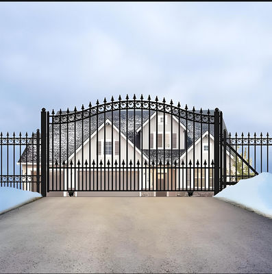 Lightweight Aluminum Estate Gates Weatherproof Corrosion Resistant Finish