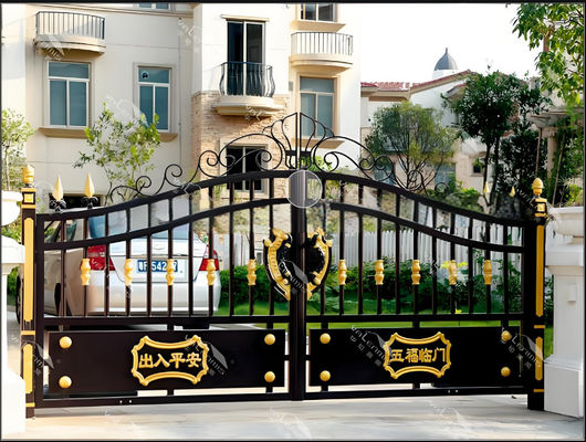 Lightweight Aluminum Estate Gates Weatherproof Corrosion Resistant Finish