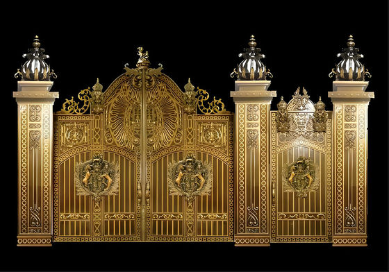 Custom Aluminum Art Villa Gate Antirust Security Fence Modern Classic Design