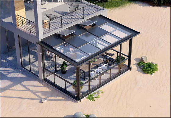 High Strength Aluminum Frame Sunroom Solutions For Commercial and Residential Use
