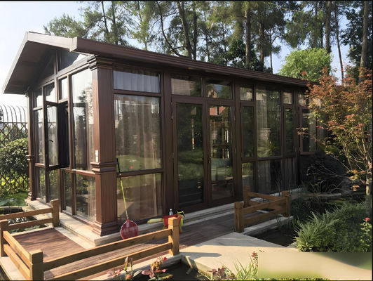 UV Resistant Modern Aluminum Glass Sunrooms For Indoor Outdoor Harmony