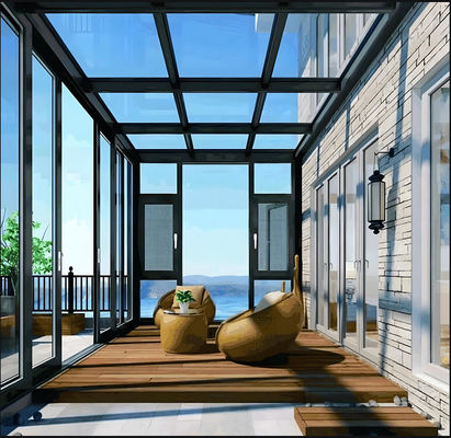 Customizable Modern Style Aluminum Sunroom with Thermal Break Technology